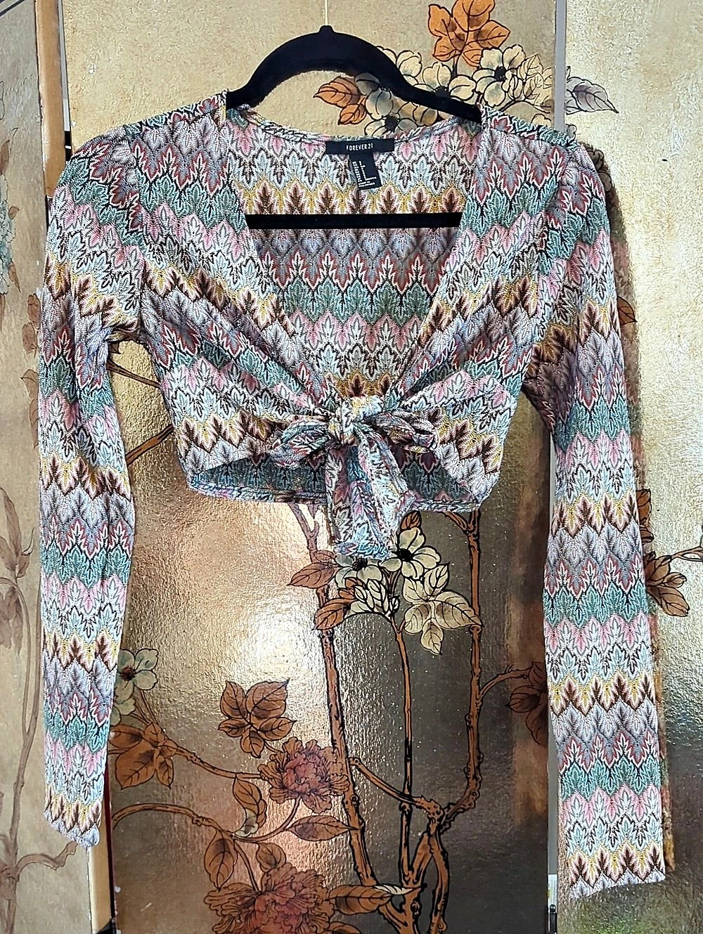 Tie Front Crop Top